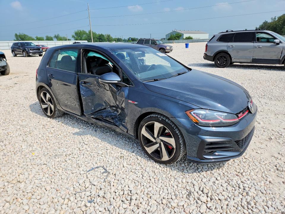2020 Volkswagen Gti VIN 3VW5T7AU8LM008904 COPART salvage auction — SIDE, Tx - Salvage Vehicle Title, sold $7,600 on 2026-07-09 (photo 4)