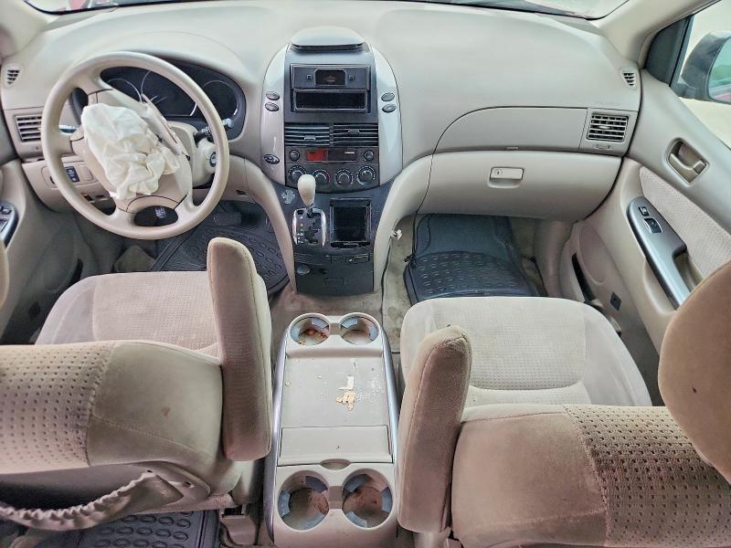 2008 Toyota Sienna VIN 5TDZK23CX8S206437 COPART salvage auction — FRONT END, Ms - Cert Of Title-Salvaged, sold $500 on 2026-07-03 (photo 8)