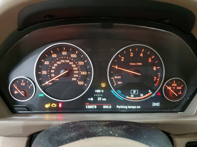 2013 BMW 3 series VIN WBA3A5C58DJ461829 COPART salvage auction — FRONT END, Ma - Certificate Of Title, sold $2,100 on 2026-07-16 (photo 9)