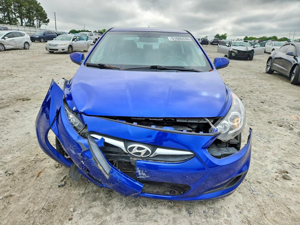 2013 Hyundai Accent VIN KMHCT4AE0DU500207 COPART salvage auction — FRONT END, Ga - Cert Of Title-Salvage, sold $550 on 2026-08-03 (photo 5)