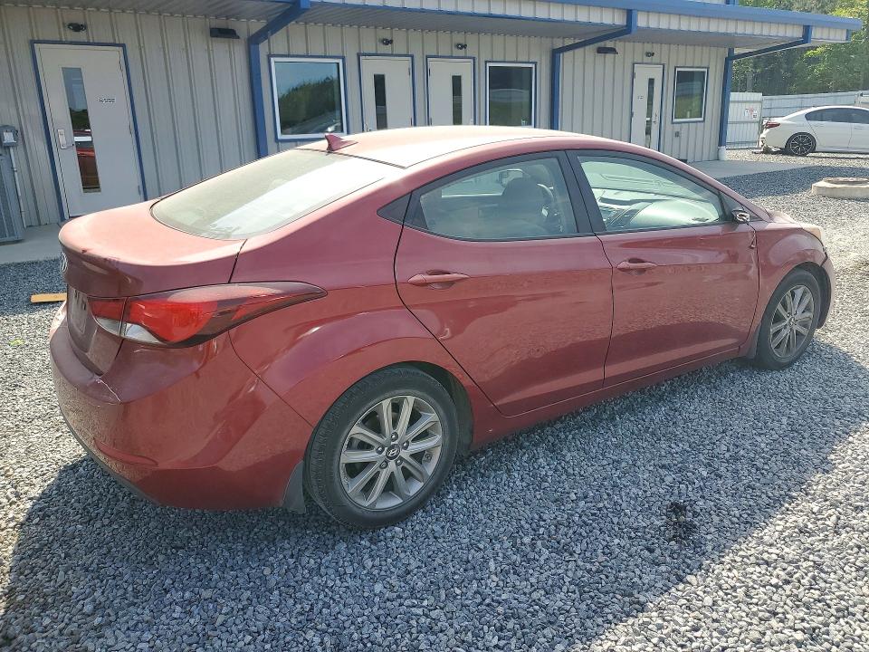 2014 Hyundai Elantra VIN 5NPDH4AE2EH532310 COPART salvage auction — FRONT END, Nc - Salvage Certificate Of Title, sold $1,650 on 2026-07-02 (photo 3)