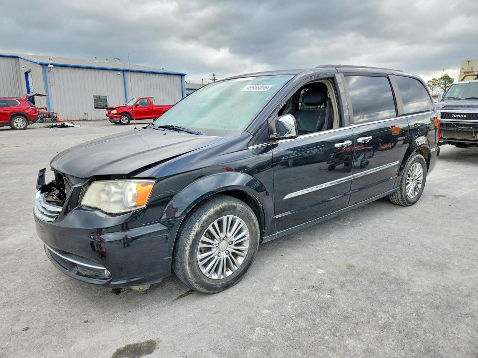 2014 Chrysler Town & country VIN 2C4RC1CG9ER316605 COPART salvage auction — FRONT END, Ok - Cert Of Title-Repossession, sold $1,150 on 2026-07-10 (photo 1)