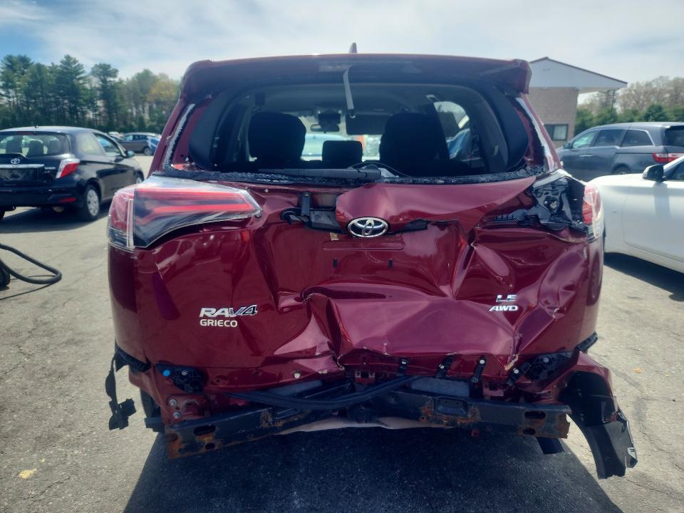 2018 Toyota Rav 4 VIN 2T3BFREV6JW725681 COPART salvage auction — REAR END, Id - Salvage Certificate Of Title, sold $5,600 on 2026-07-02 (photo 6)