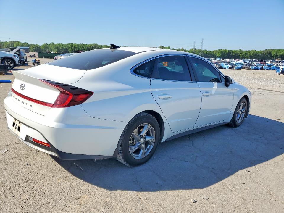 2021 Hyundai Sonata VIN 5NPEG4JA7MH120287 COPART salvage auction — FRONT END, Tn - Salvage Certificate, sold $2,500 on 2026-07-17 (photo 3)