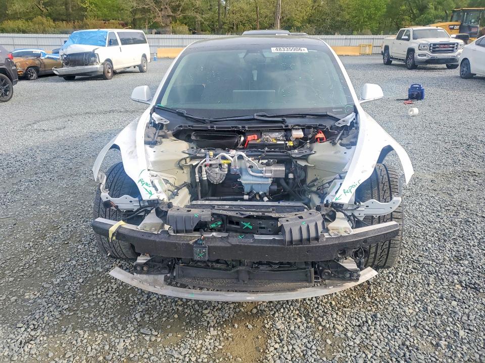 2020 Tesla Model 3 VIN 5YJ3E1EAXLF504664 COPART salvage auction — FRONT END, Nc - Salvage Certificate Of Title, sold $4,900 on 2026-07-02 (photo 5)