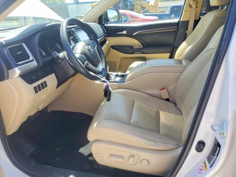 2016 Toyota Highlander VIN 5TDDKRFH4GS262897 COPART salvage auction — REAR END, Nc - Salvage Certificate Of Title, sold $10,200 on 2026-07-15 (photo 7)