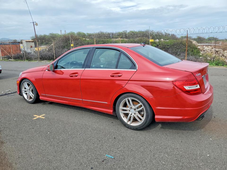 2013 Mercedes-benz C-klasse VIN WDDGF4HB5DA781047 COPART salvage auction — WATER/FLOOD, Hi - Certificate Of Salvage, sold $2 on 2026-07-27 (photo 2)