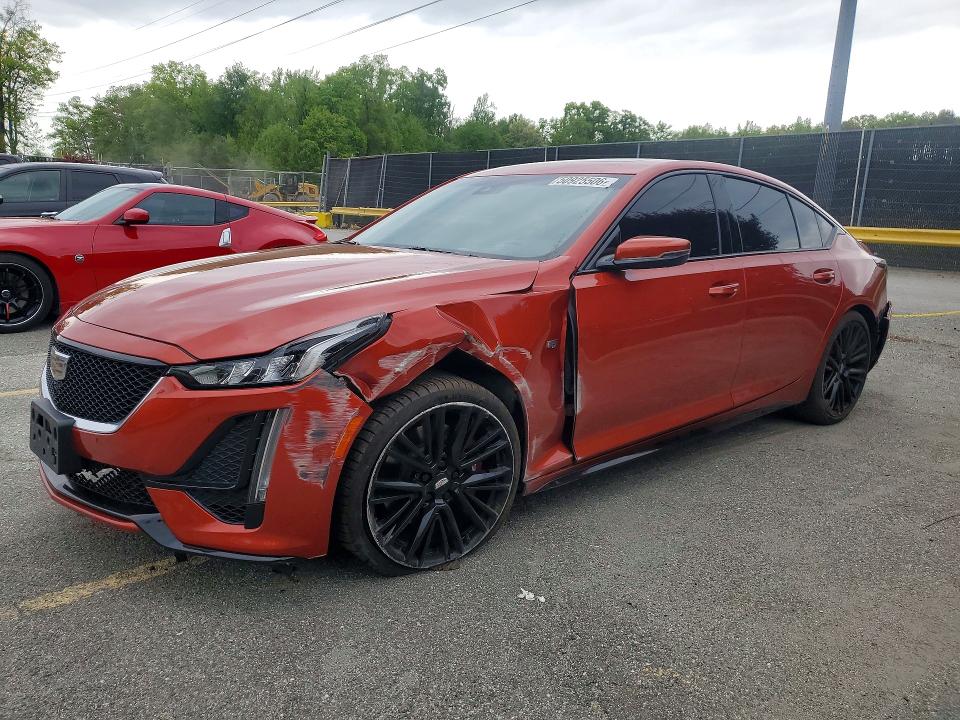 2020 Cadillac Ct5 VIN 1G6DP5RK0L0134335 COPART salvage auction — UNDERCARRIAGE, Md - Cert Of Salvage > 75% Damage, sold $7,600 on 2026-07-17 (photo 1)