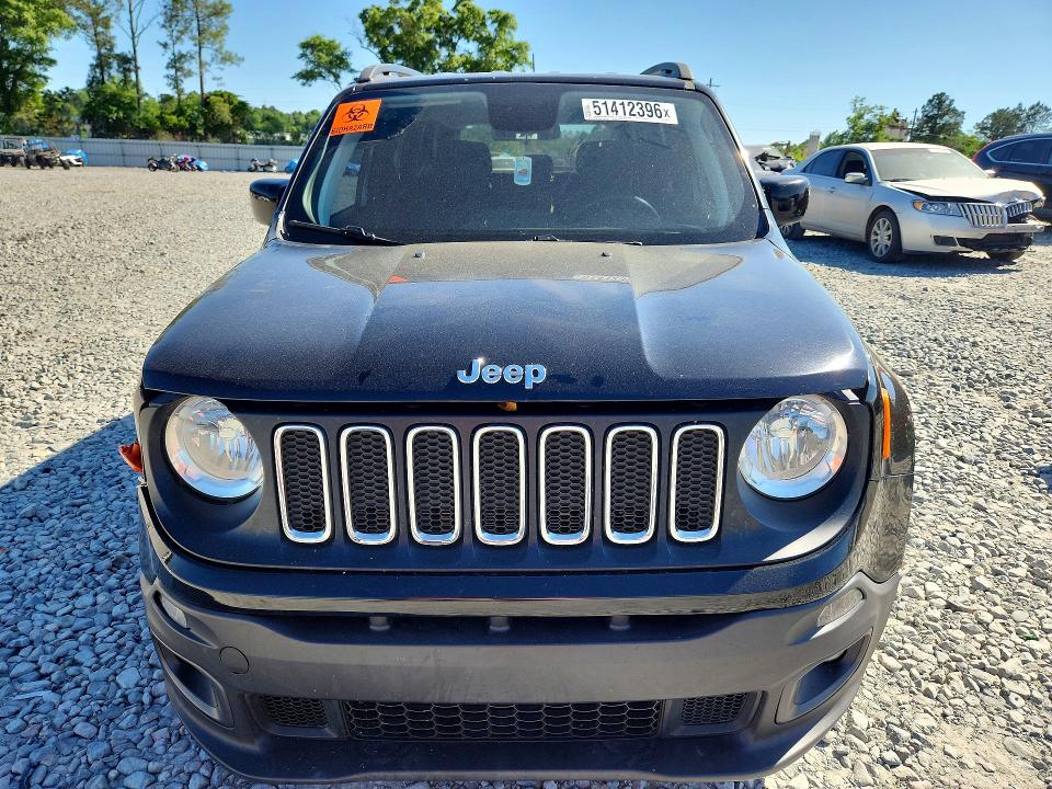 2018 Jeep Renegade VIN ZACCJABB6JPH99910 COPART salvage auction — FRONT END, Salvage Title, sold $750 on 2026-07-30 (photo 5)