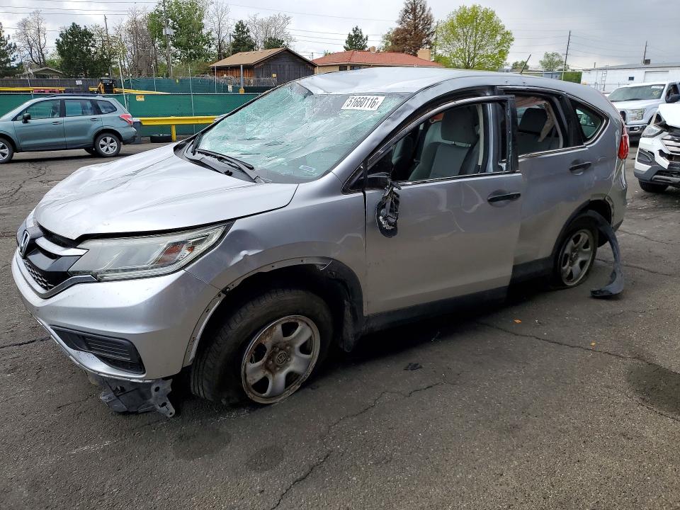 2016 Honda Cr-v VIN 5J6RM4H31GL110351 COPART salvage auction — ROLLOVER, CO - PUBLIC - SALVAGE TITLE (P), sold $1,950 on 2026-07-02 (photo 1)