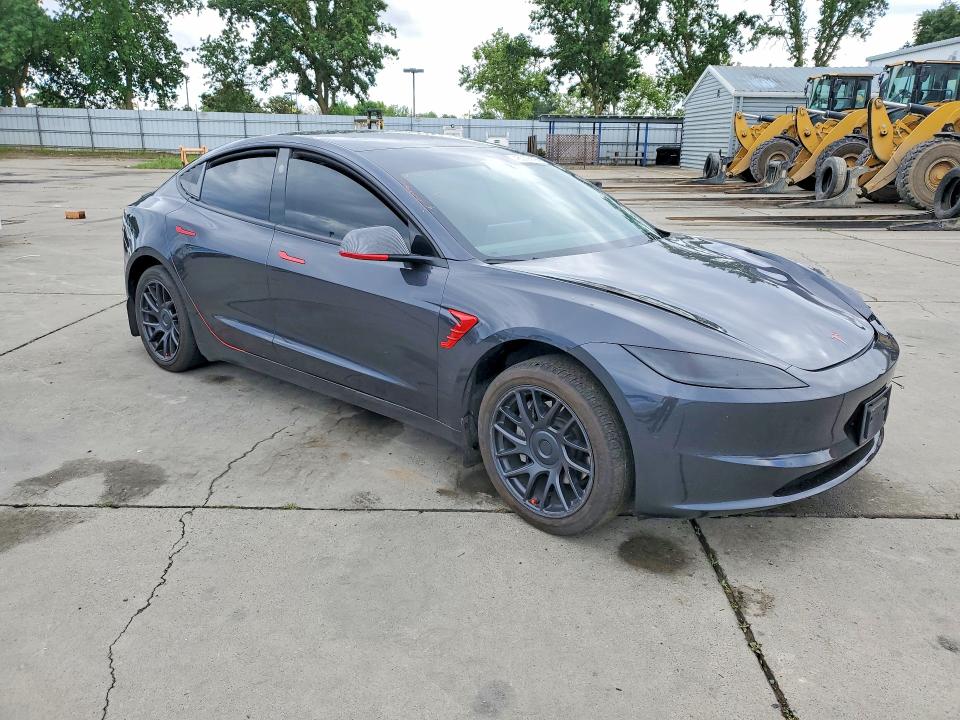 2024 Tesla Model 3 VIN 5YJ3E1EAXRF783610 COPART salvage auction — FRONT END, Salvage Title, sold $9,100 on 2026-07-20 (photo 4)