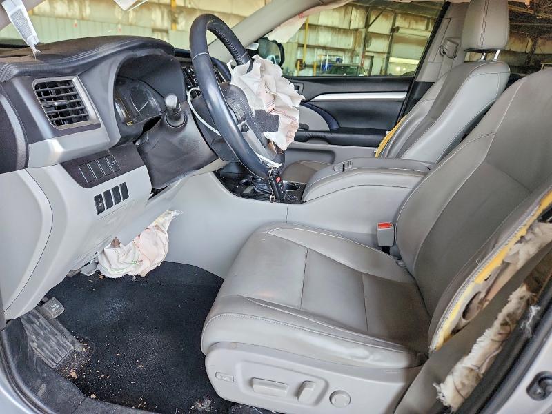 2015 Toyota Highlander VIN 5TDKKRFH3FS093526 COPART salvage auction — FRONT END, AZ - CERT OF TITLE - SALVAGE, sold $6,200 on 2026-07-27 (photo 7)