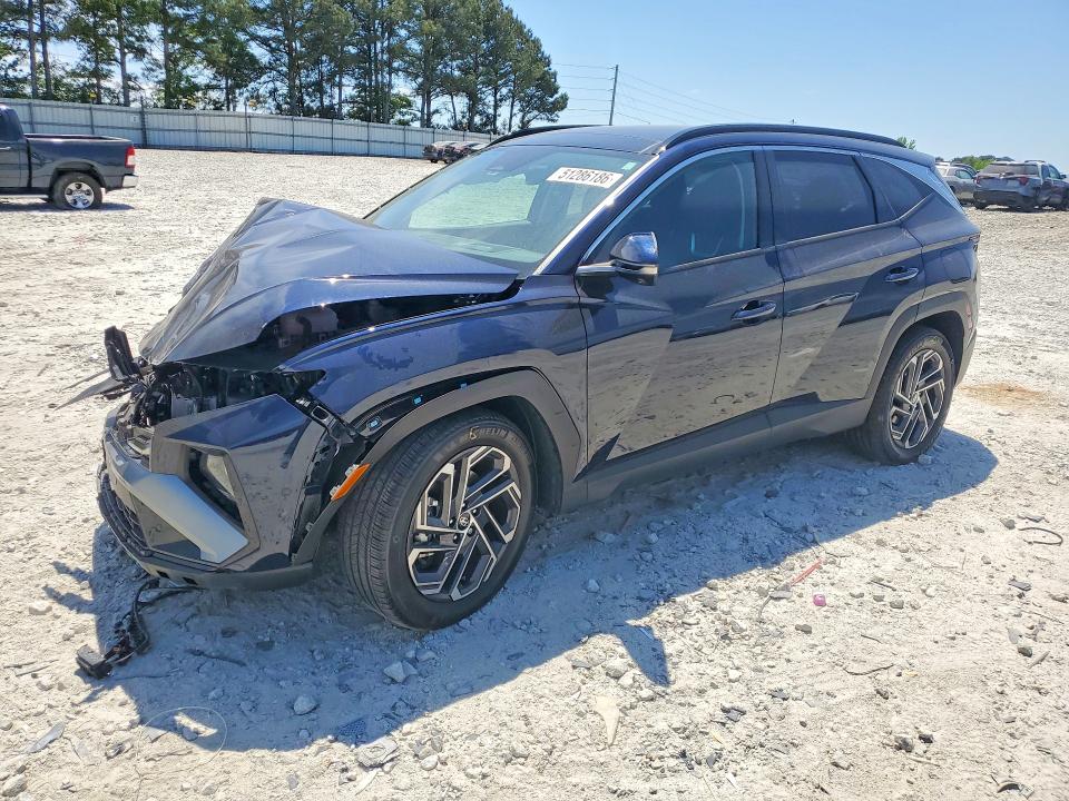 2025 Hyundai Tucson VIN KM8JEDD1XSU258159 COPART salvage auction — FRONT END, Ga - Cert Of Title-Salvage, sold $6,400 on 2026-07-06 (photo 1)