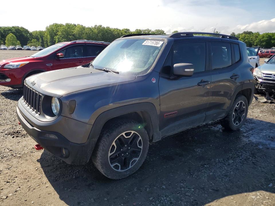 2016 Jeep Renegade VIN ZACCJBCT3GPC81520 COPART salvage auction — REAR END, Ar - Cert Of Title-Salvage, sold $60 on 2026-08-03 (photo 1)