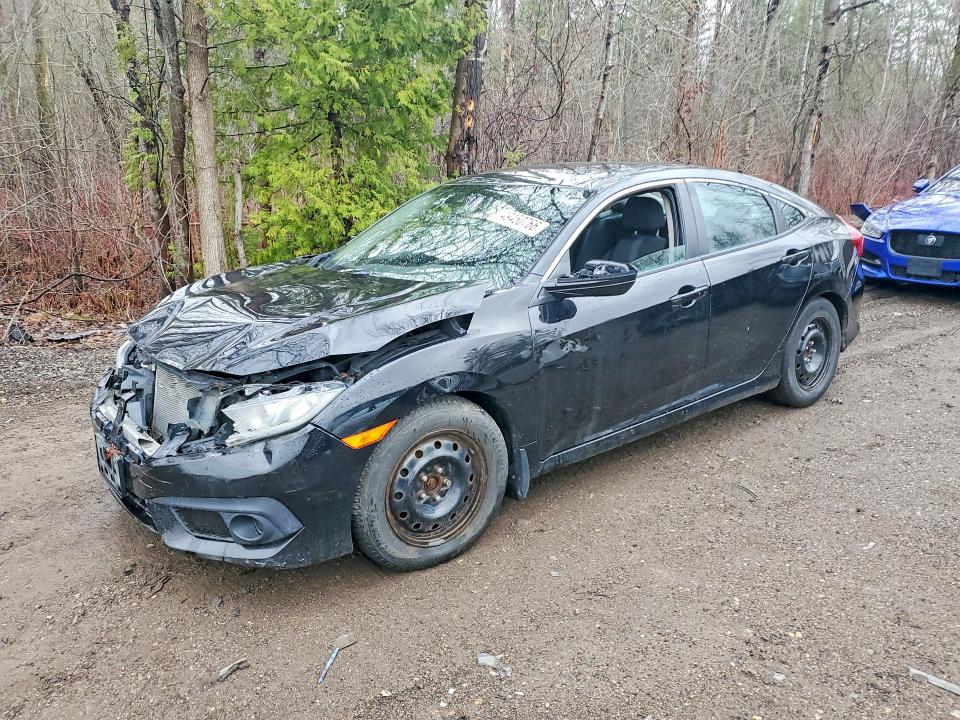 2016 Honda Civic VIN 2HGFC2F83GH000592 COPART salvage auction — FRONT END, On - Permit Salvage, sold $4,050 on 2026-07-02 (photo 1)