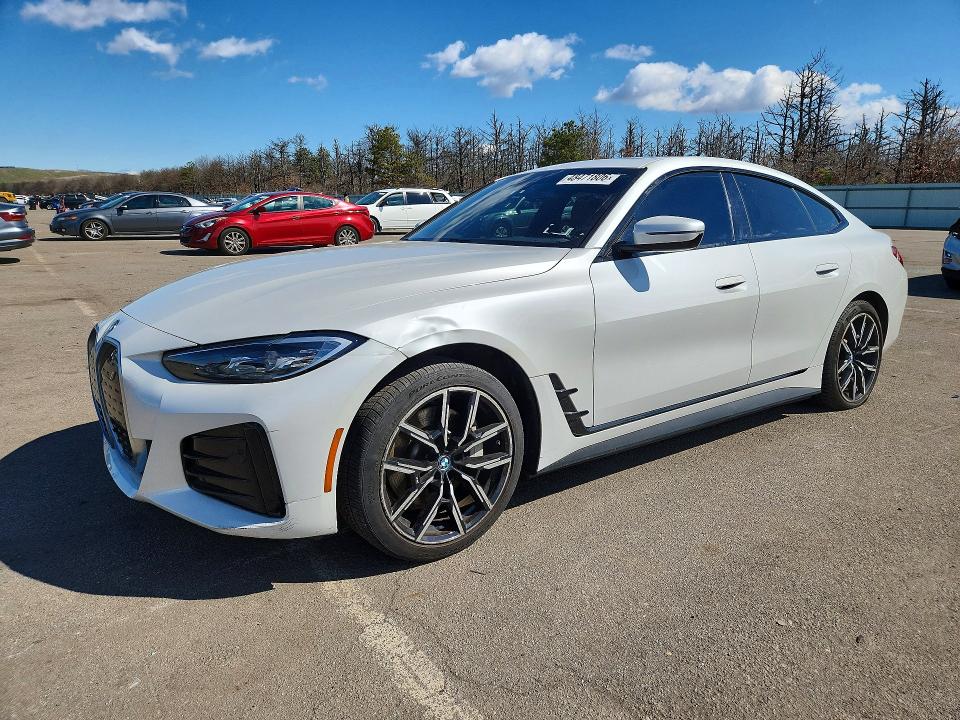 2022 BMW I4 VIN WBY73AW01NFM89305 COPART salvage auction — FRONT END, Salvage Title, sold $11,700 on 2026-07-08 (photo 1)
