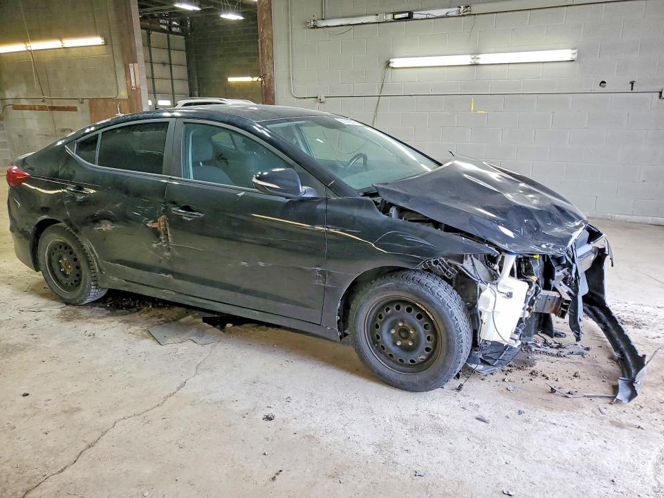 2018 Hyundai Elantra VIN KMHD84LF9JU640974 COPART salvage auction — FRONT END, On - Permit Salvage, sold $125 on 2026-07-06 (photo 4)