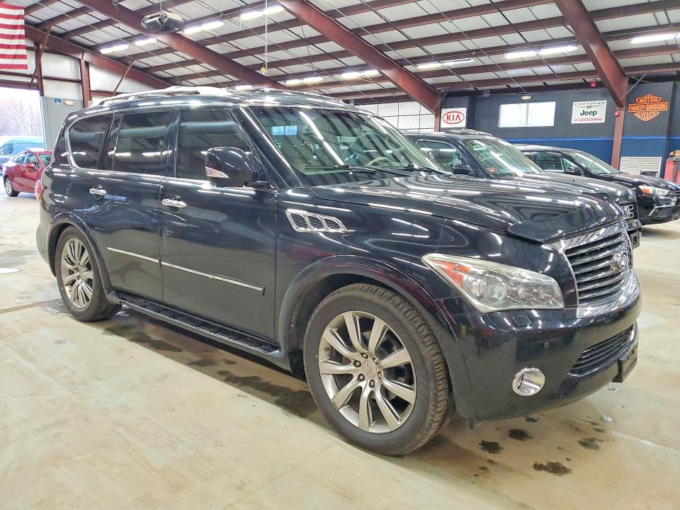 2011 Infiniti Qx56 VIN JN8AZ2NE6B9005698 COPART salvage auction — MINOR DENT/SCRATCHES, Il - Certificate Of Title, sold $5,500 on 2026-07-03 (photo 4)