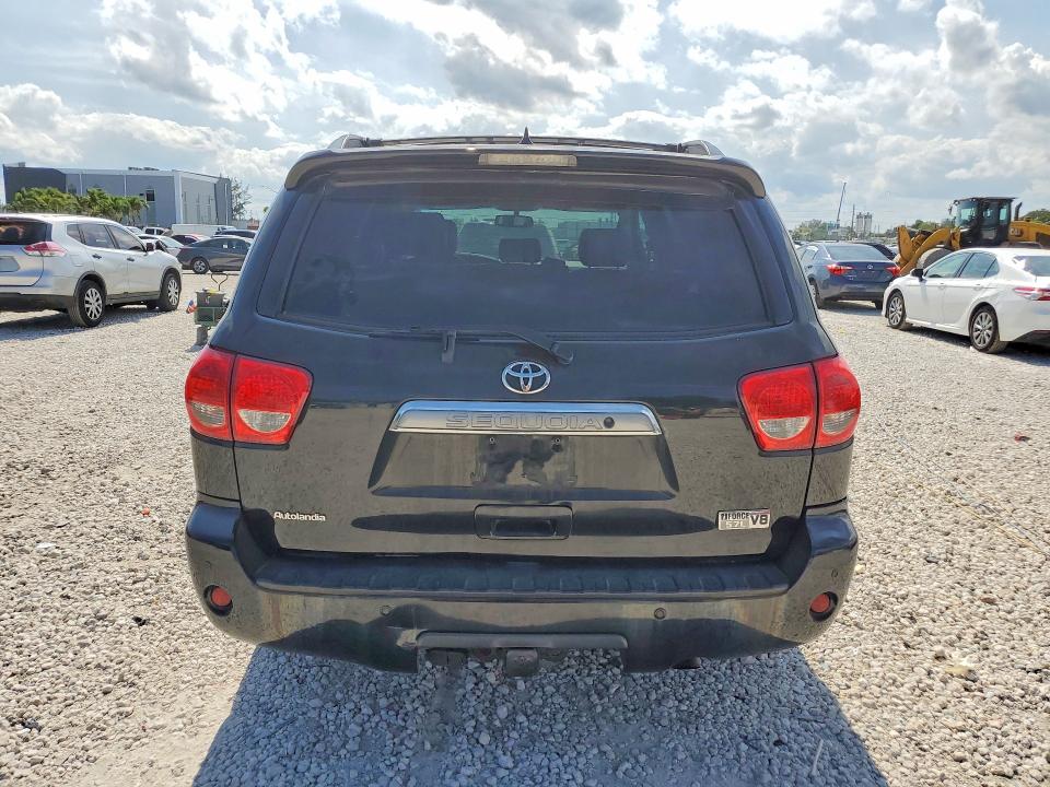 2011 Toyota Sequoia VIN 5TDJY5G13BS048729 COPART salvage auction — MINOR DENT/SCRATCHES, FL - CERT OF TITLE SLVG REBUILDABLE, sold $4,050 on 2026-07-31 (photo 6)