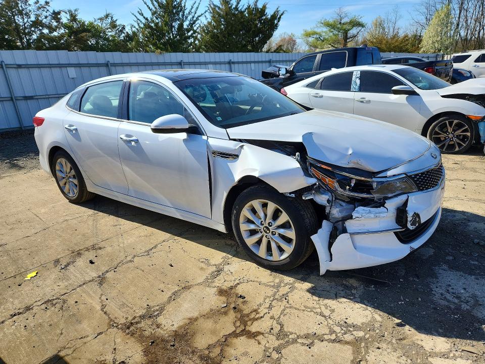2016 Kia Optima VIN 5XXGU4L38GG091513 COPART salvage auction — FRONT END, Id - Salvage Certificate Of Title, sold $2,600 on 2026-07-27 (photo 4)