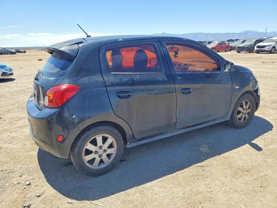 2015 Mitsubishi Mirage VIN ML32A4HJ3FH061009 COPART salvage auction — FRONT END, Ca - Dis/Dlr/Exp Only Clean Title, sold $425 on 2026-07-20 (photo 3)