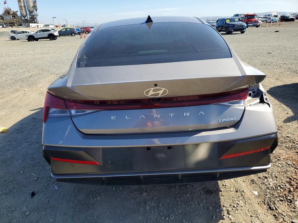 2024 Hyundai Elantra VIN KMHLP4DG1RU680371 COPART salvage auction — FRONT END, CA - SALVAGE CERTIFICATE, sold $5,400 on 2026-07-10 (photo 6)