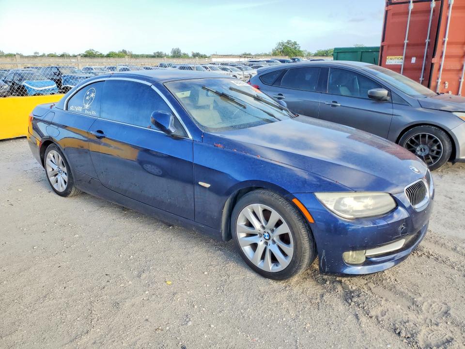 2012 BMW 3 series VIN WBADW3C56CE823836 COPART salvage auction — WATER/FLOOD, Fl - Cert Of Title-Slvg Rebld Flood, sold $850 on 2026-07-29 (photo 4)