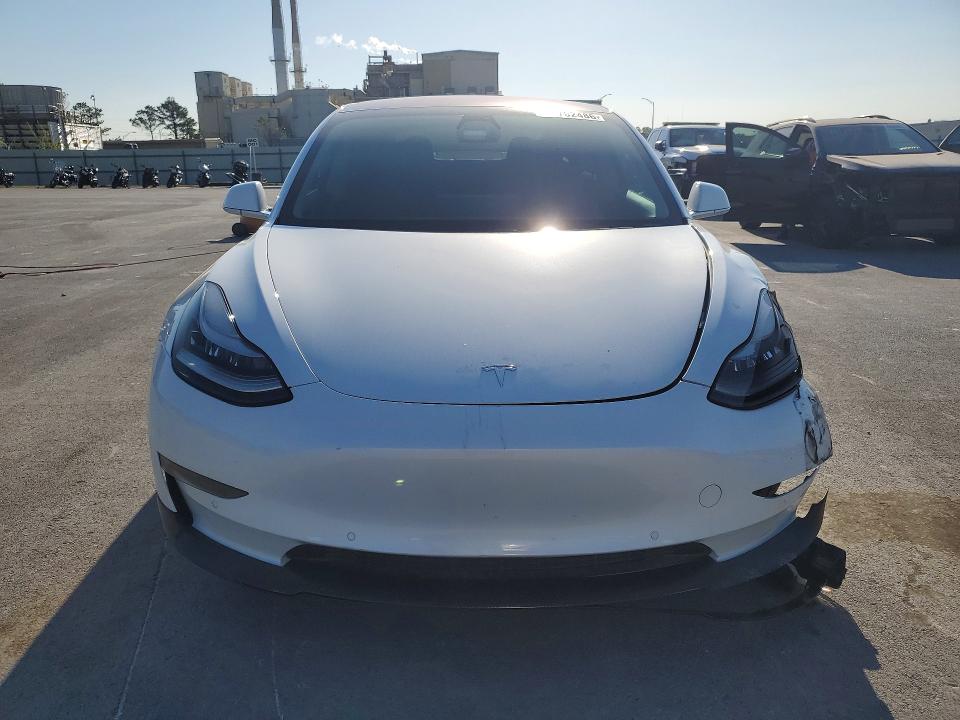 2020 Tesla Model 3 VIN 5YJ3E1EAXLF740554 COPART salvage auction — FRONT END, Fl - Cert Of Title Slvg Rebuildable, sold $4,700 on 2026-08-01 (photo 5)