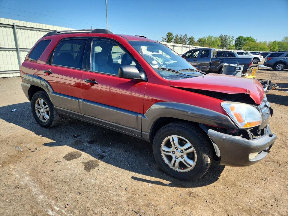 2006 Kia Sportage VIN KNDJF723867284495 COPART salvage auction — FRONT END, Pa - Cert Of Title, sold $425 on 2026-07-07 (photo 4)
