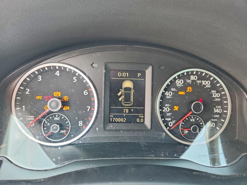 2015 Volkswagen Tiguan VIN WVGAV7AXXFW507709 COPART salvage auction — FRONT END, Tx - Salvage Vehicle Title, sold $150 on 2026-07-28 (photo 9)