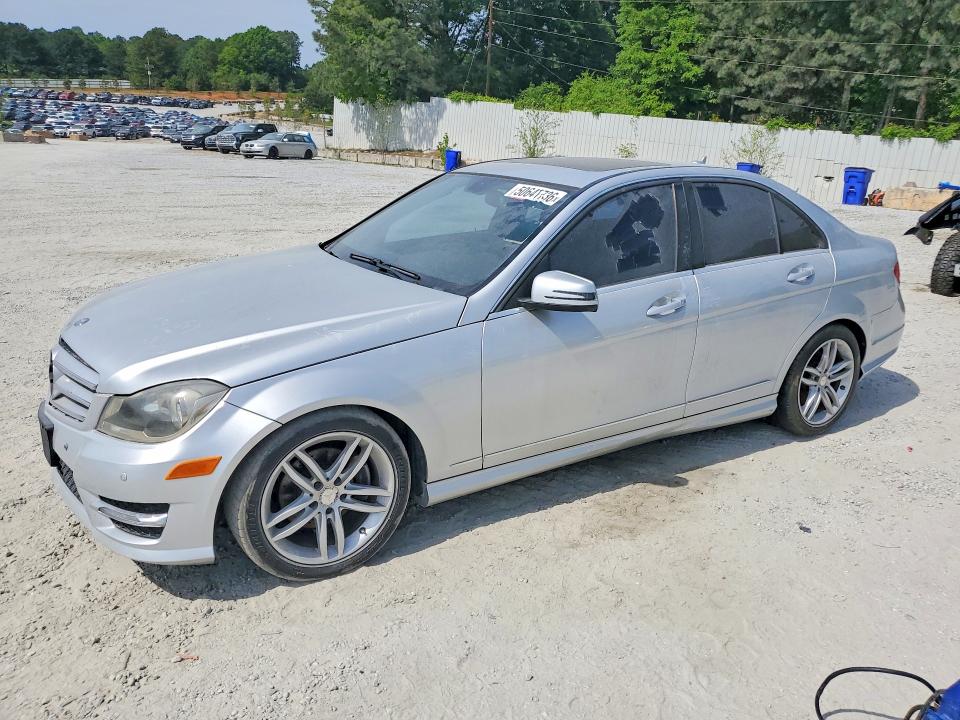 2013 Mercedes-benz C-klasse VIN WDDGF4HB1DR273790 COPART salvage auction — FRONT END, Ga - Certificate Of Title (P), sold $1,400 on 2026-07-16 (photo 1)