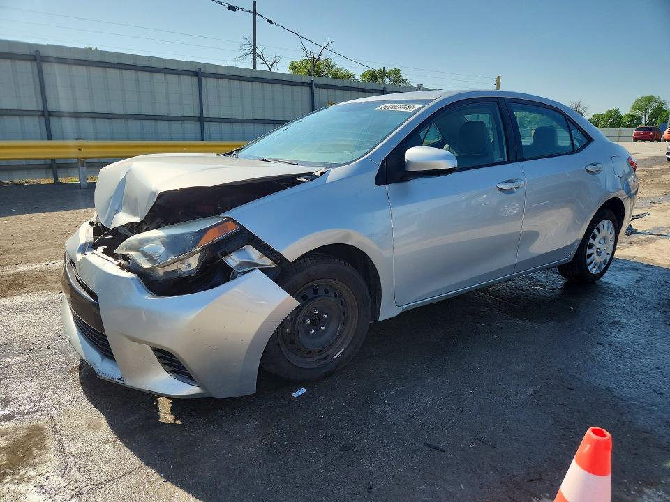 2015 Toyota Corolla VIN 5YFBURHE2FP339925 COPART salvage auction — FRONT END, Tn - Salvage Certificate, sold $3,300 on 2026-07-29 (photo 1)