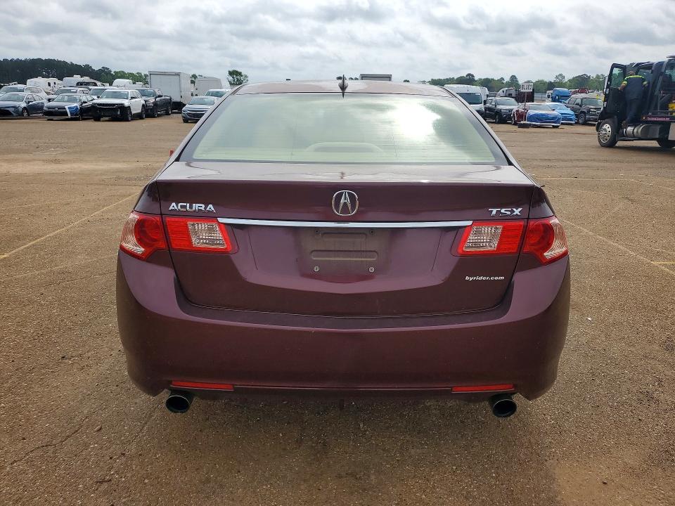 2012 Acura Tsx VIN JH4CU2F43CC017609 COPART salvage auction — VANDALISM, Tx - Salvage Vehicle Title, sold $1,650 on 2026-07-06 (photo 6)