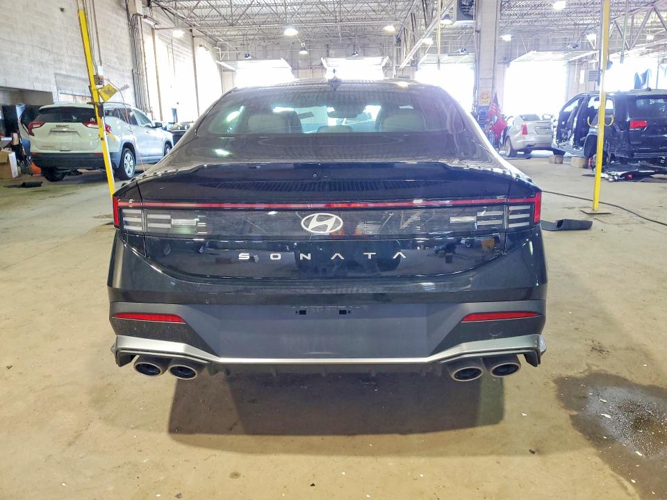 2025 Hyundai Sonata VIN KMHL54JC6SA496347 COPART salvage auction — FRONT END, Mi - Scrap Certificate Of Title, sold $6,200 on 2026-07-05 (photo 6)