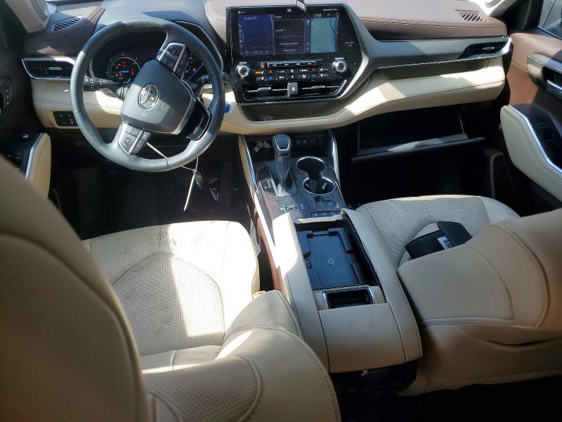 2021 Toyota Highlander VIN 5TDXBRCH1MS531189 COPART salvage auction — FRONT END, Md - Cert Of Salvage > 75% Damage, sold $4,550 on 2026-07-23 (photo 8)