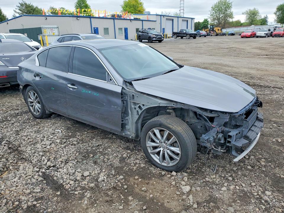 2015 Infiniti VIN JN1BV7AR6FM410225 COPART salvage auction — FRONT END, Md - Certificate Of Title, sold $3,850 on 2026-07-27 (photo 4)