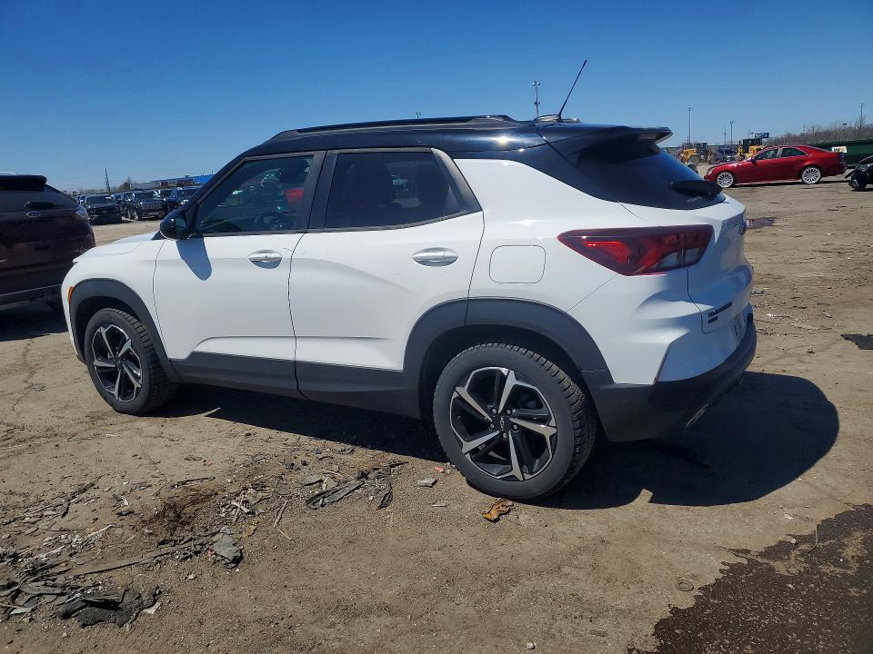 2021 Chevrolet Trailblazer VIN KL79MUSLXMB023951 COPART salvage auction — WATER/FLOOD, Mi - Scrap Cert Of Title-Flood Veh, sold $4,800 on 2026-07-14 (photo 2)