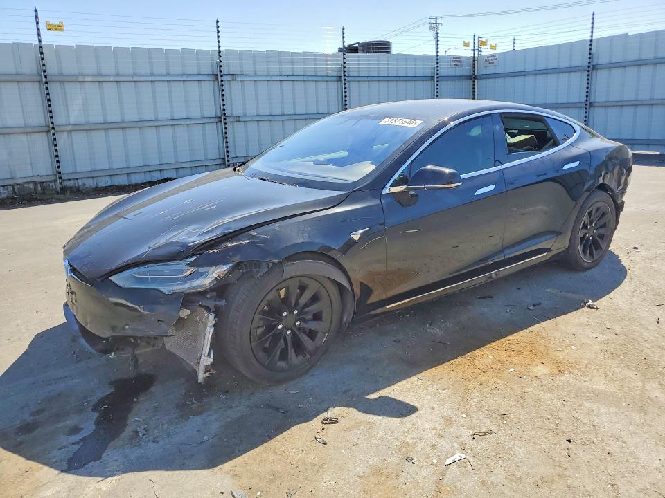 2018 Tesla Model s VIN 5YJSA1E27JF280895 COPART salvage auction — FRONT END, Ca - Salvage Certificate, sold $3,300 on 2026-07-09 (photo 1)