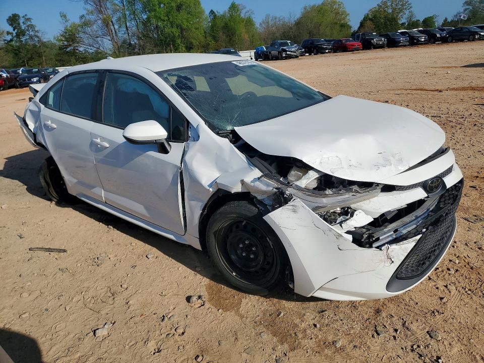 2021 Toyota Corolla VIN 5YFEPMAE4MP240957 COPART salvage auction — REAR END, NC - SALVAGE CERTIFICATE OF TITLE, sold $1,950 on 2026-07-27 (photo 4)