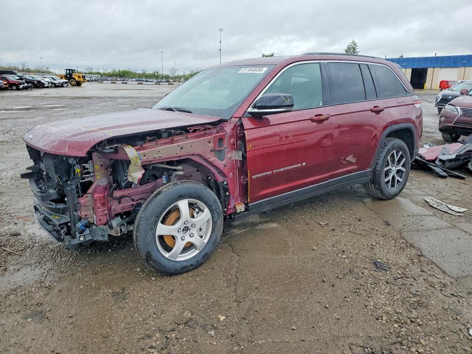 2024 Jeep Cherokee VIN 1C4RJHBG0RC256485 COPART salvage auction — FRONT END, Mi - Cert Of Title-Salvage Vehicle, sold $12,800 on 2026-07-31 (photo 1)
