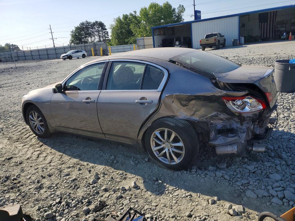 2007 Infiniti G VIN JNKBV61F47M810362 COPART salvage auction — REAR END, Nc - Salvage Certificate Of Title, sold $150 on 2026-07-22 (photo 2)
