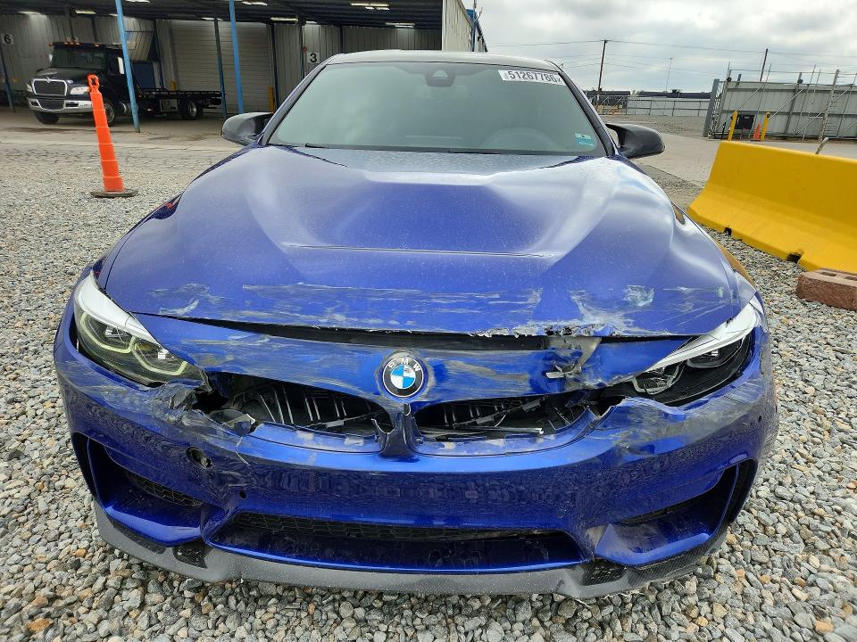 2020 BMW M4 VIN WBS3S7C03LFH08994 COPART salvage auction — FRONT END, ID - SALVAGE CERTIFICATE OF TITLE, sold $36,250 on 2026-07-09 (photo 5)