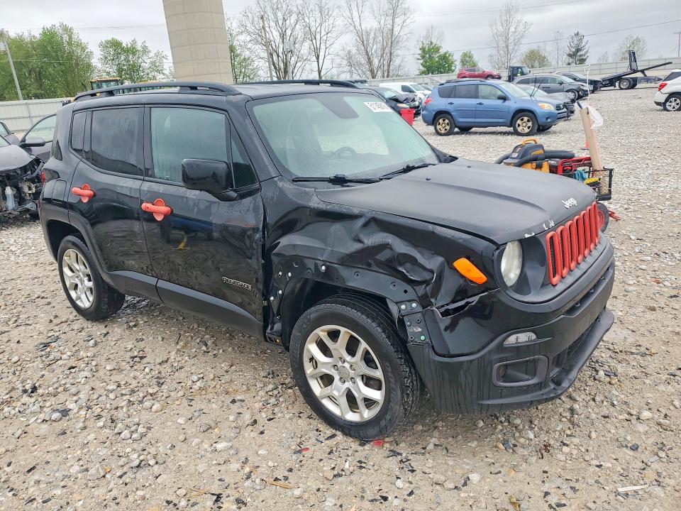 2016 Jeep Renegade VIN ZACCJBBT8GPC62222 COPART salvage auction — FRONT END, Mi - Certificate Of Title, sold $1,450 on 2026-07-23 (photo 4)