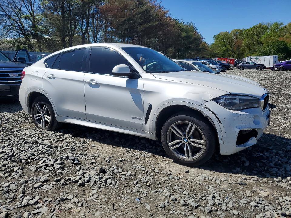 2015 BMW X6 VIN 5UXKU2C55F0F95390 COPART salvage auction — FRONT END, Nj - Cert Of Title-Salvage, sold $6,700 on 2026-07-13 (photo 4)