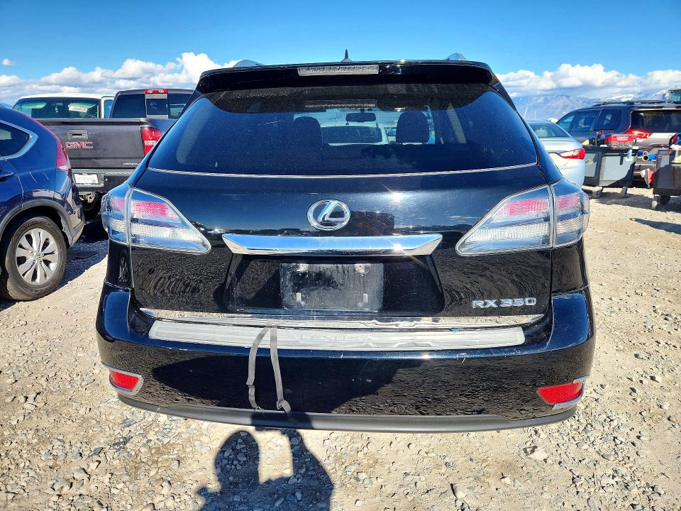 2012 Lexus Rx VIN 2T2BK1BA5CC153154 COPART salvage auction — FRONT END, Ut - Salvage Certificate, sold $2,000 on 2026-07-04 (photo 6)
