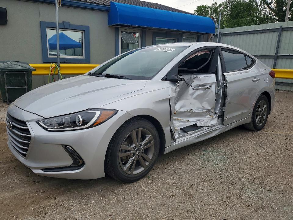 2018 Hyundai Elantra VIN 5NPD84LF0JH324295 COPART salvage auction — SIDE, Ks - Cert Of Title-Salvage, sold $300 on 2026-07-01 (photo 1)