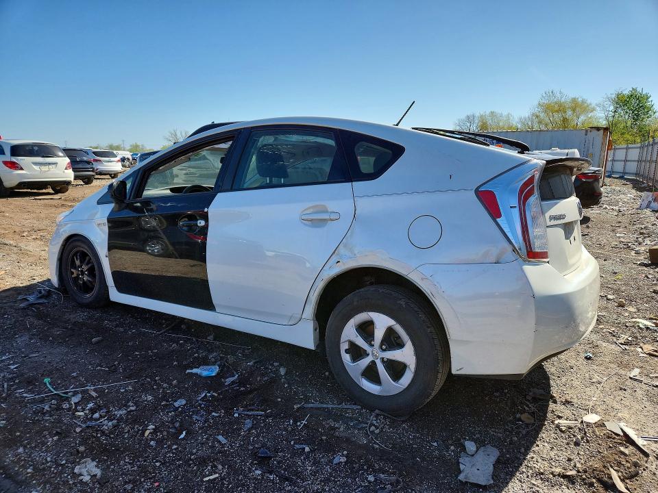 2014 Toyota Prius VIN JTDKN3DU4E1834122 COPART salvage auction — FRONT END, Il - Salvage Certificate, sold $900 on 2026-07-29 (photo 2)