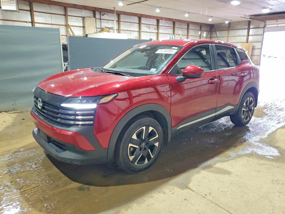 2025 Nissan Kicks VIN 3N8AP6CB8SL322122 COPART salvage auction — HAIL, Oh - Cert Of Title-Salvage, sold $7,900 on 2026-07-06 (photo 1)