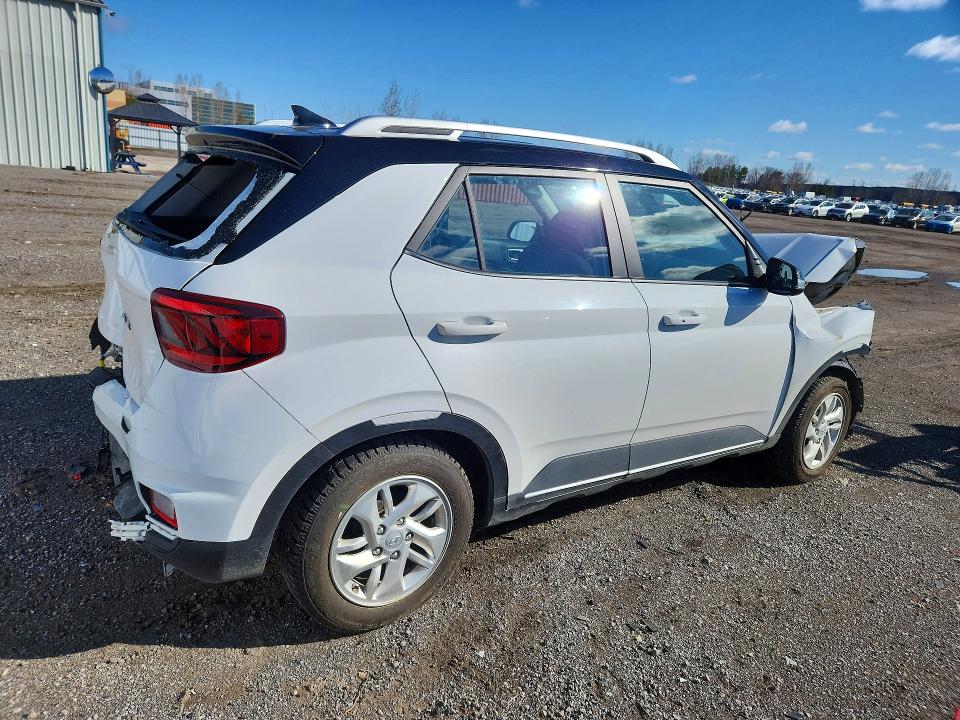 2021 Hyundai Venue VIN KMHRC8A37MU069445 COPART salvage auction — FRONT END, On - Permit Salvage, sold $1,250 on 2026-07-07 (photo 3)