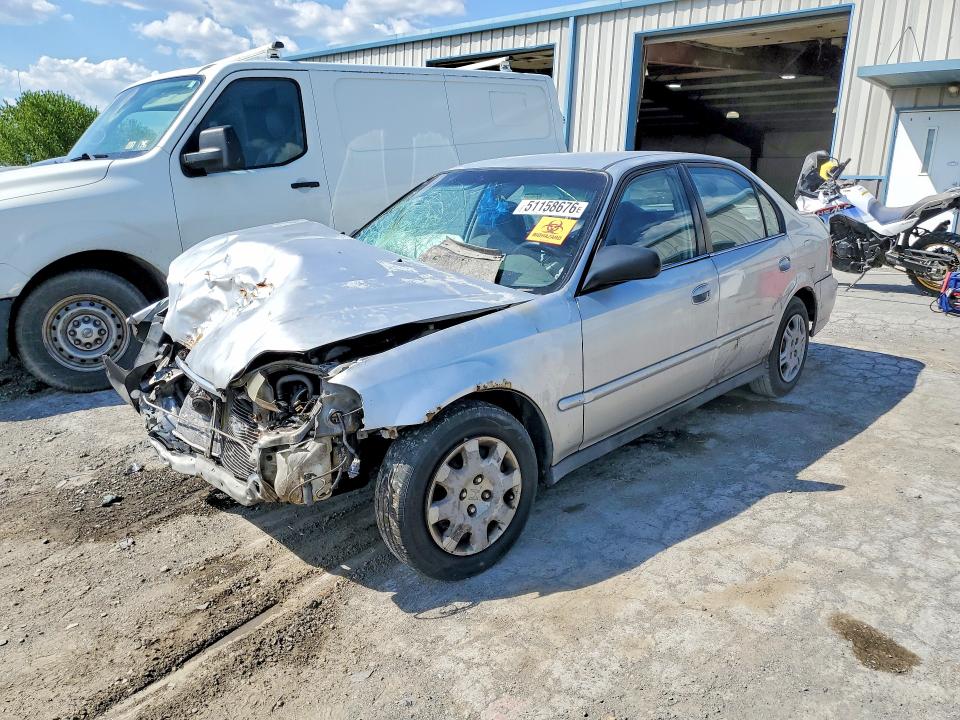 1999 Honda Civic VIN 2HGEJ6615XH563252 COPART salvage auction — FRONT END, PA - CERTIFICATE OF SALVAGE, sold $350 on 2026-07-02 (photo 1)